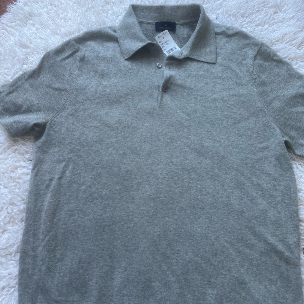 Brooks Brothers Polo Shirt/LIGHTWEIGHT Sweater Short Sleeves w/ Soft Fabric